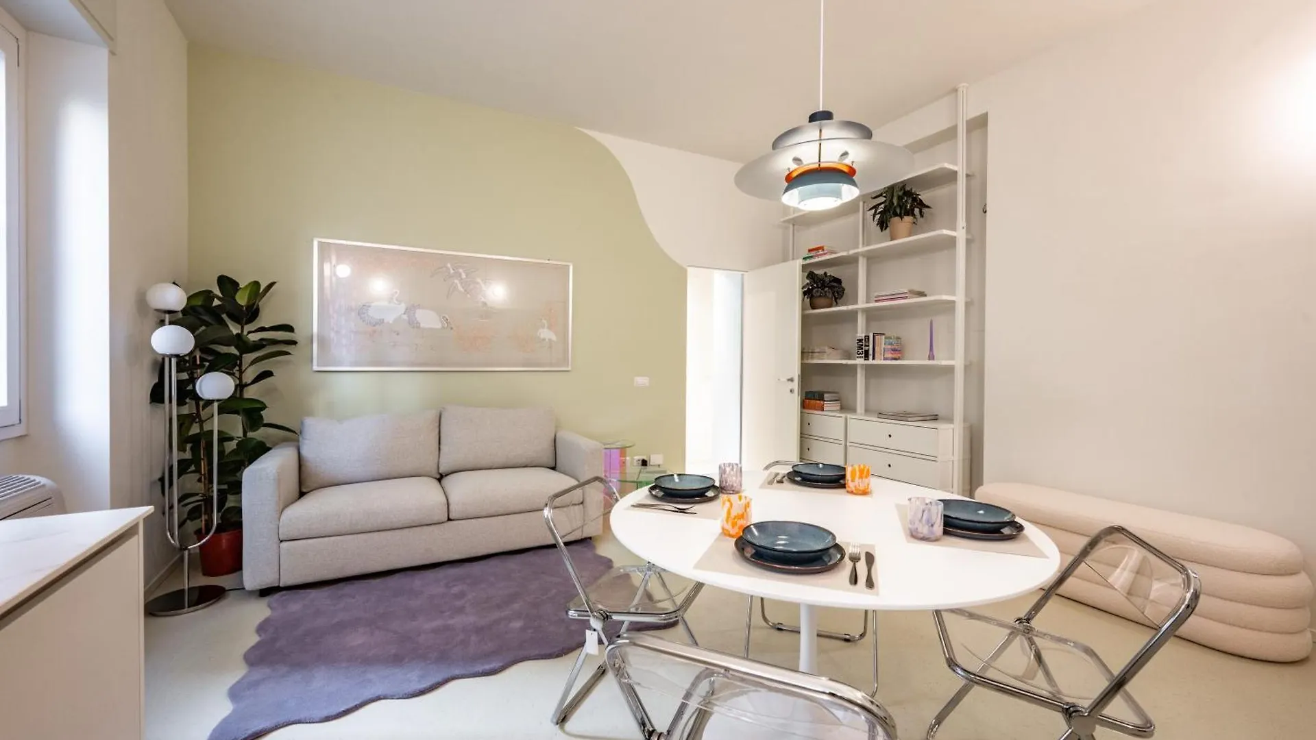 Design And Silence - Wide Renovated Apartment 2 Stops Form Centrale Milán Italia